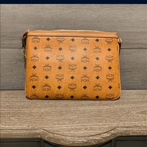 MCM Visetos Liz Shopper Tote Pouch
